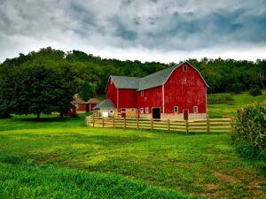 red barn