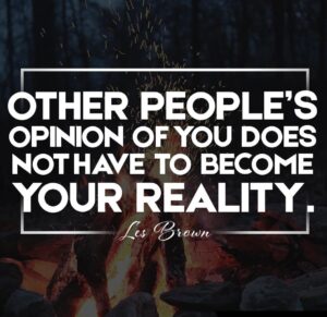 other people's opinion