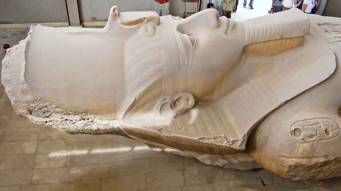 statue-limestone-Ramses-II-Memphis-temple-Egypt