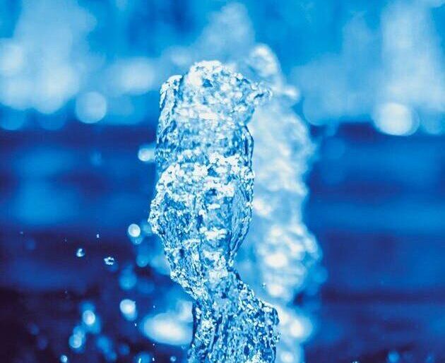 timelapse photography off water fountain
